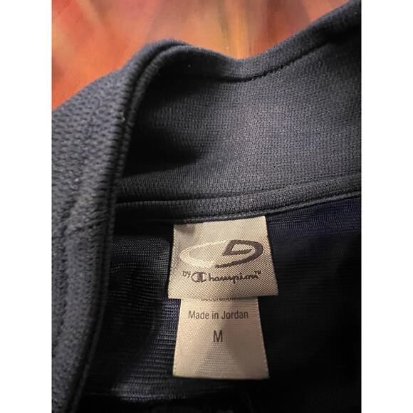 Champion Duo Dry Men's Navy Track Jacket, Medium - Picture 4 of 5